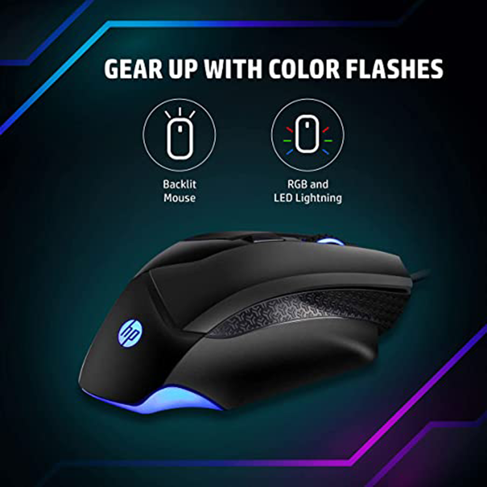 Buy HP G200 Wired Optical Gaming Mouse With Customizable Buttons (4000 ...